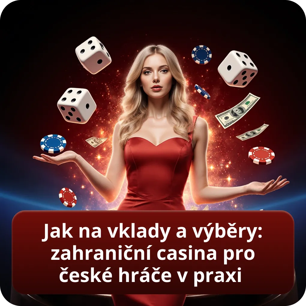 Jak na vklady a výběry: zahraniční casina pro české hráče v praxi