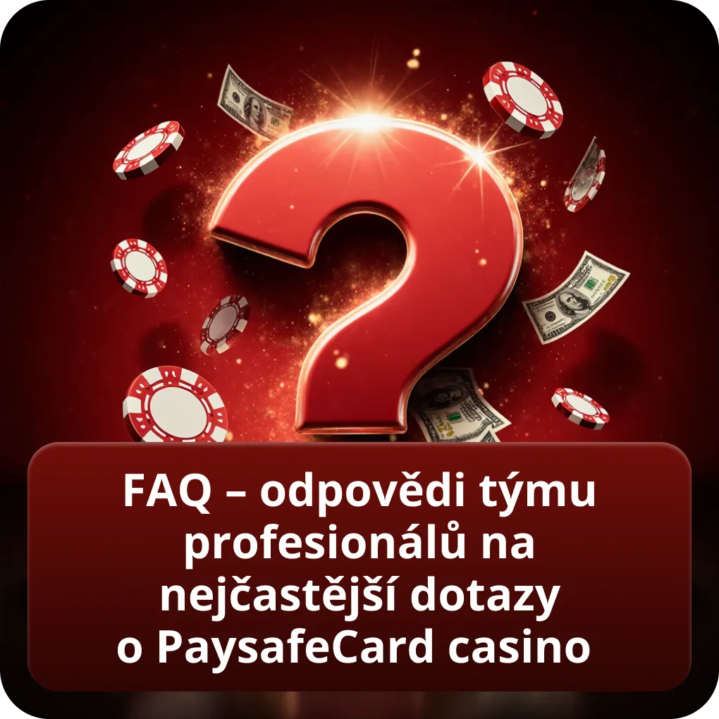 FAQ – odpovědi týmu profesionálů na nejčastější dotazy o PaysafeCard casino